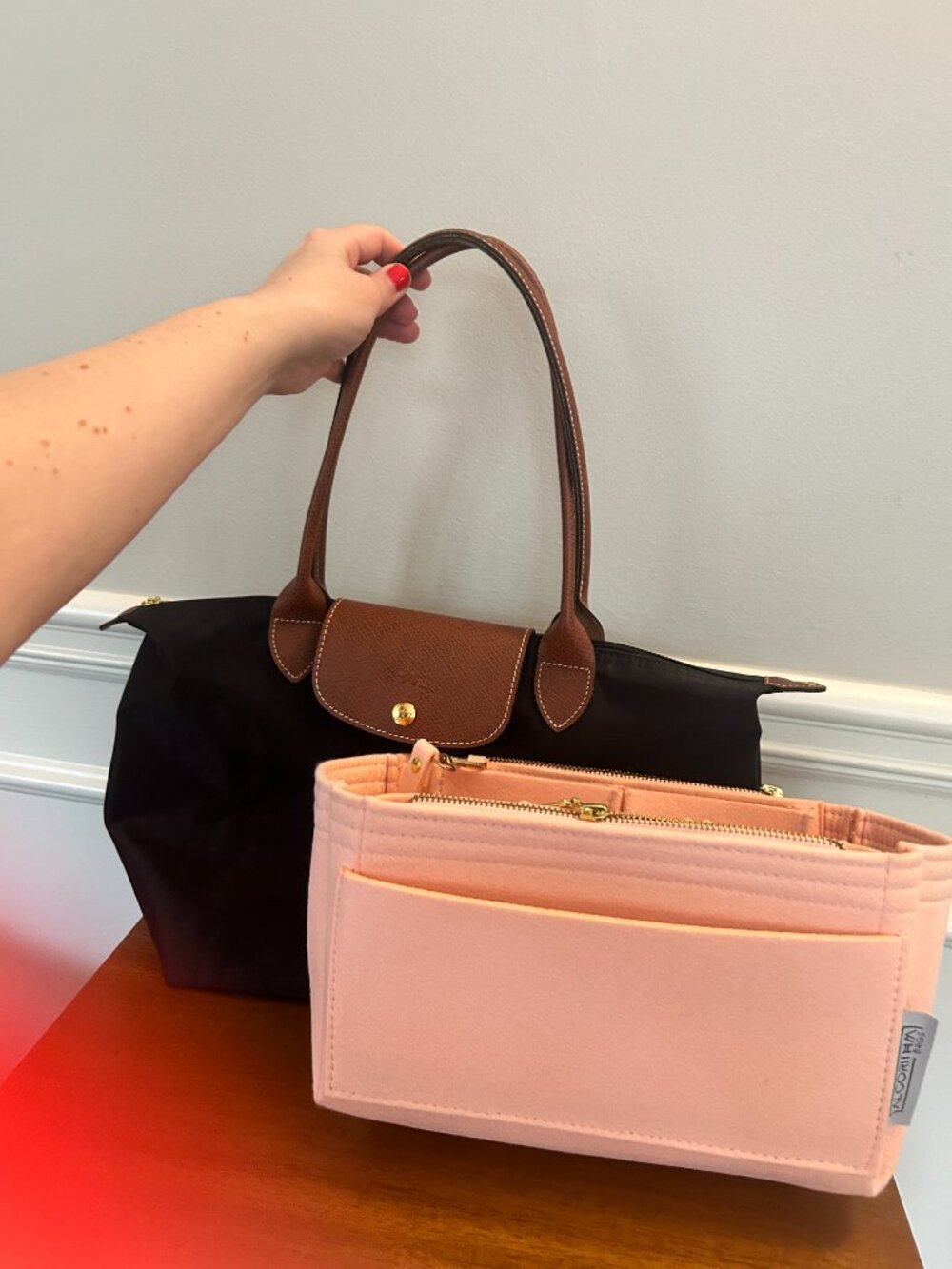 Longchamp Le Pliage Black Tote Medium| WITH INSERT! Cute & Sturdy - Picture 13 of 13